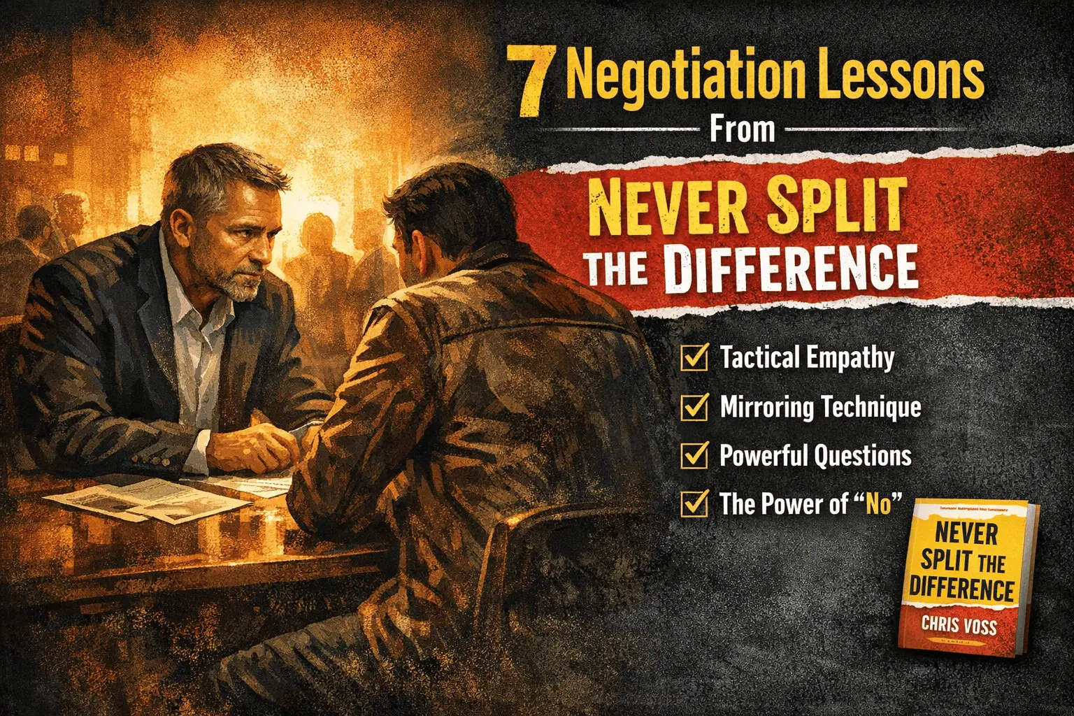 7 Powerful Negotiation Lessons from Never Split the Difference