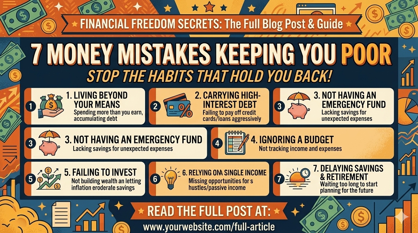 7 Money Mistakes Keeping You Poor
