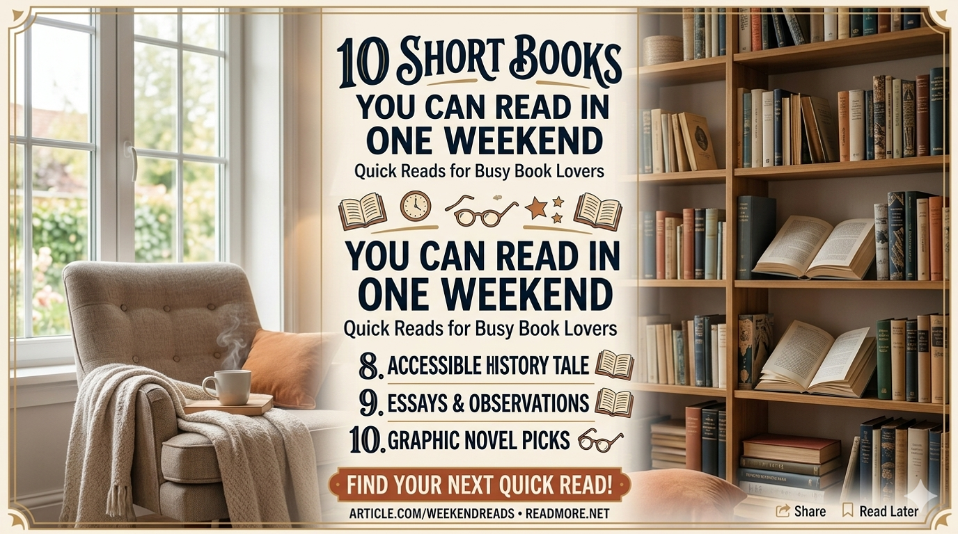 10 Short Books You Can Read in One Weekend