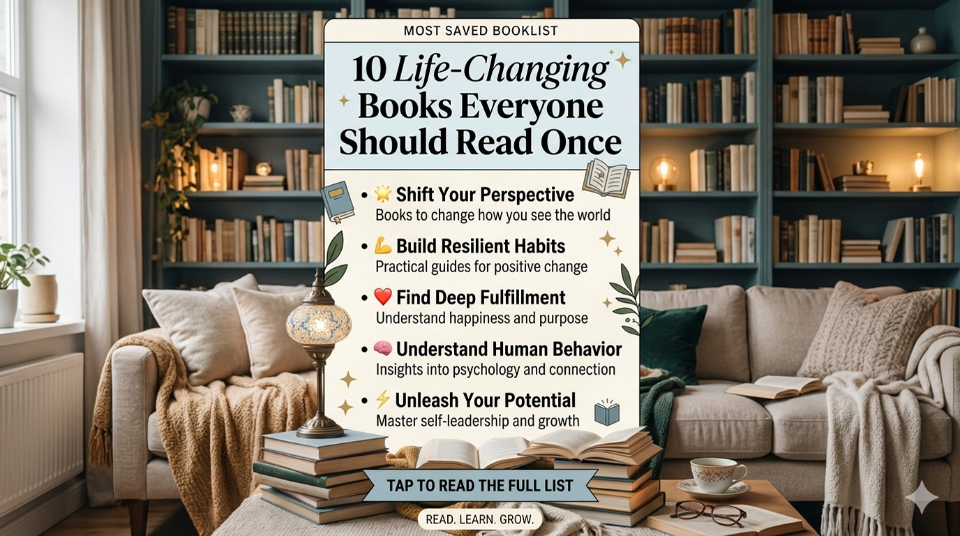 10 Life-Changing Books Everyone Should Read Once