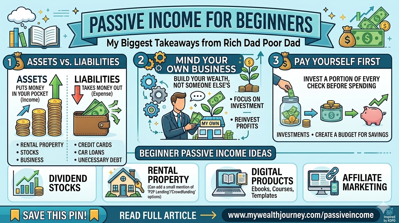 Passive Income for Beginners: My Biggest Takeaways From Rich Dad Poor Dad