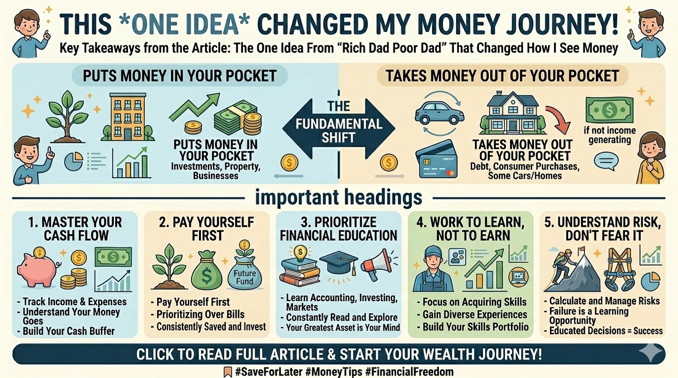 The One Idea From Rich Dad Poor Dad That Changed How I See Money