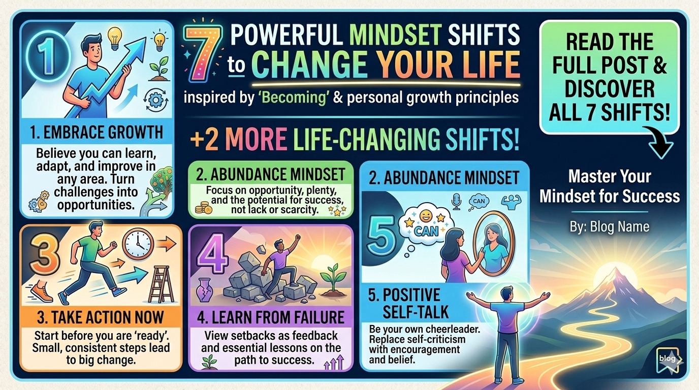 7 Powerful Mindset Shifts from Becoming That Can Change Your Life