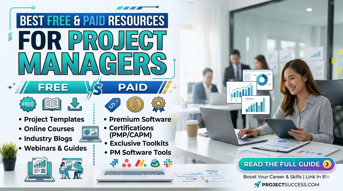 Best Free & Paid Resources for Project Managers
