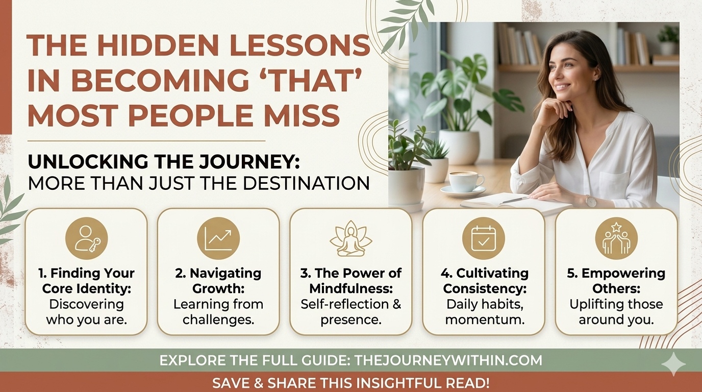 The Hidden Lessons in Becoming That Most People Miss