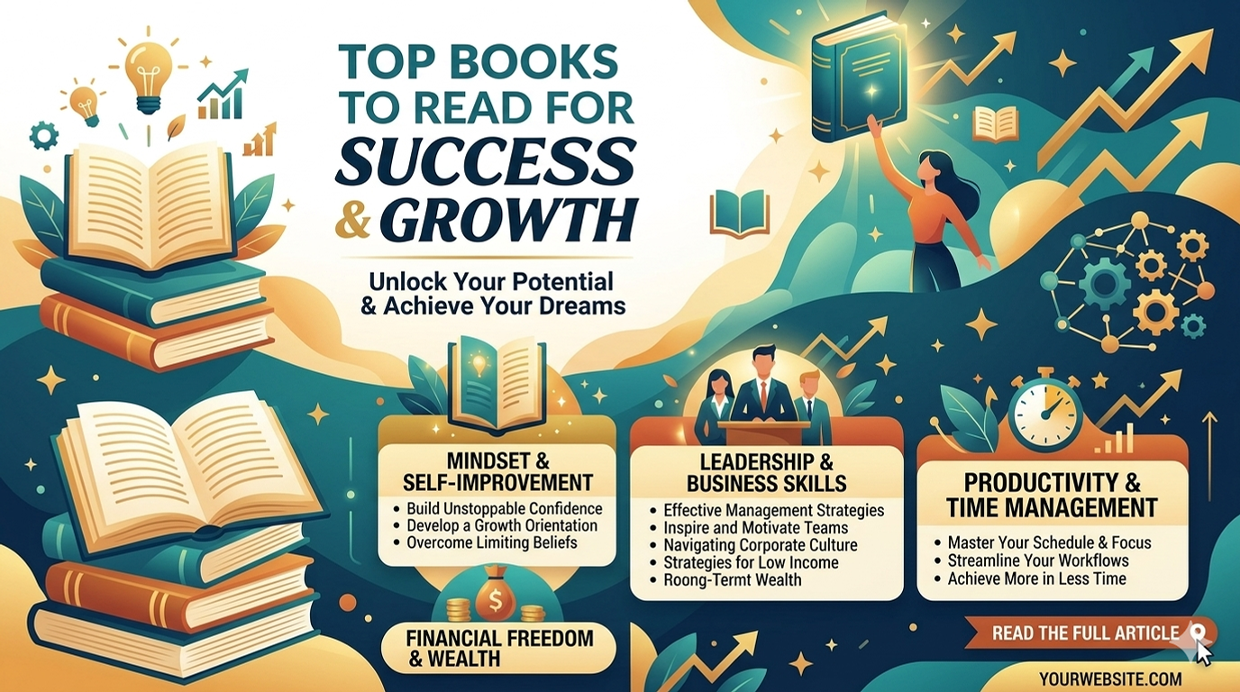 Top Books to Read for Success and Growth