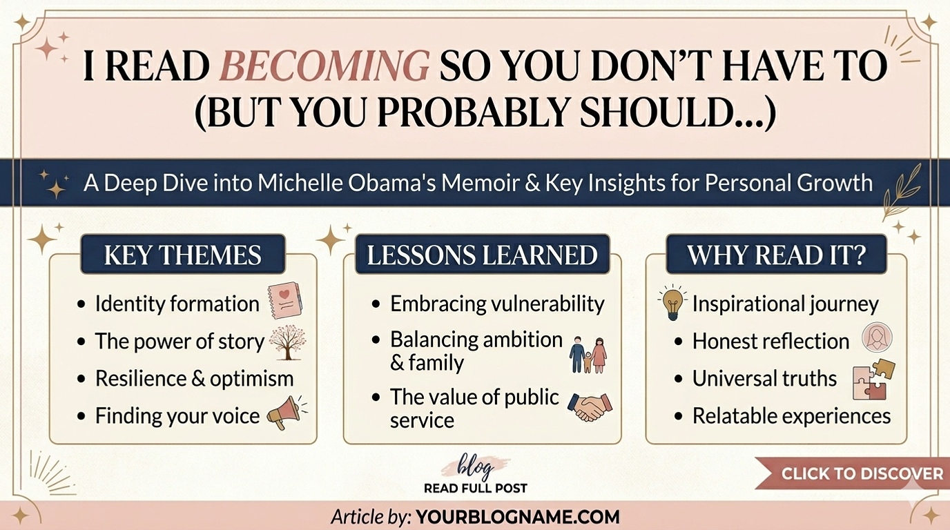 I Read Becoming So You Don’t Have To (But You Probably Should…)