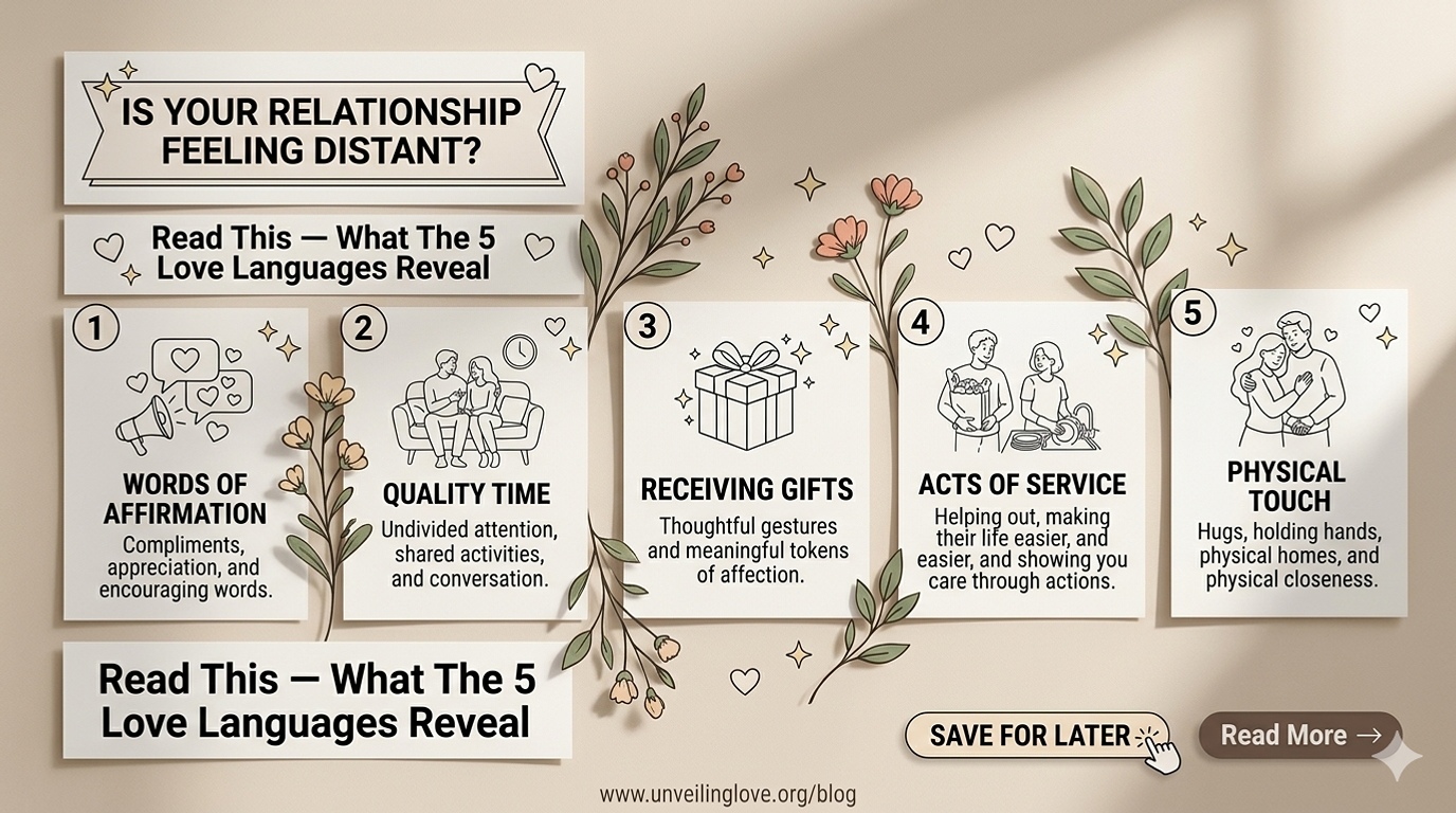 If Your Relationship Feels Distant, Read This — What The 5 Love Languages Reveals
