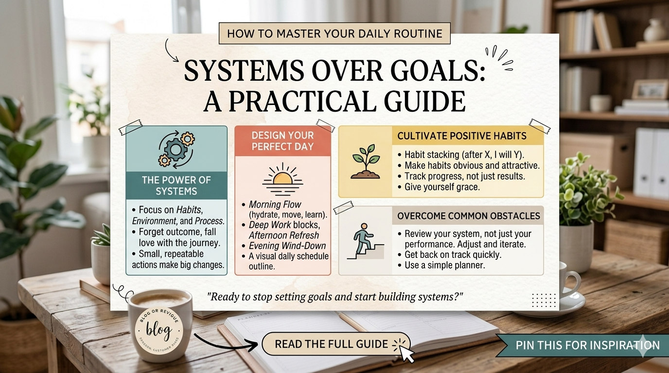 How to Master Your Daily Routine (A Practical Guide to Systems Over Goals)