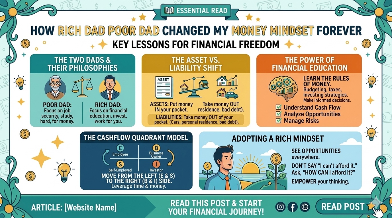 How Rich Dad Poor Dad Changed My Money Mindset Forever
