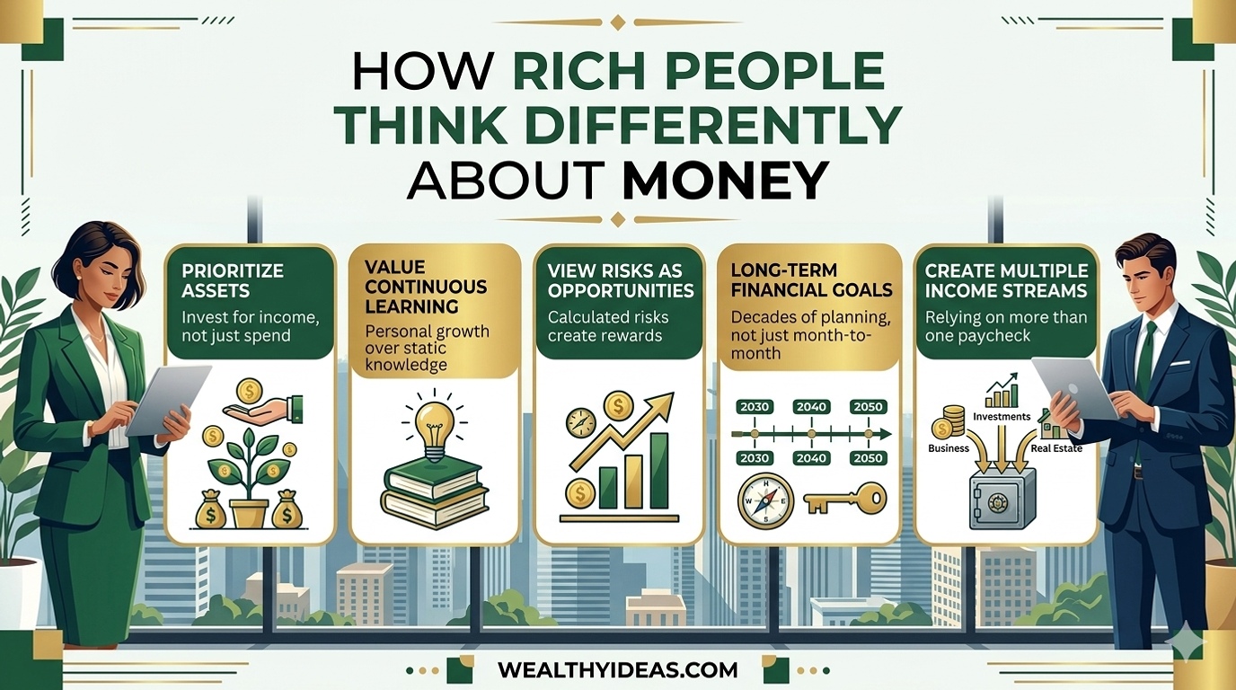 How Rich People Think Differently About Money