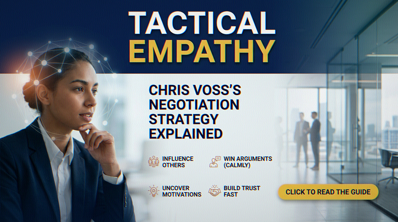 What Is Tactical Empathy? Chris Voss’s Negotiation Strategy Explained