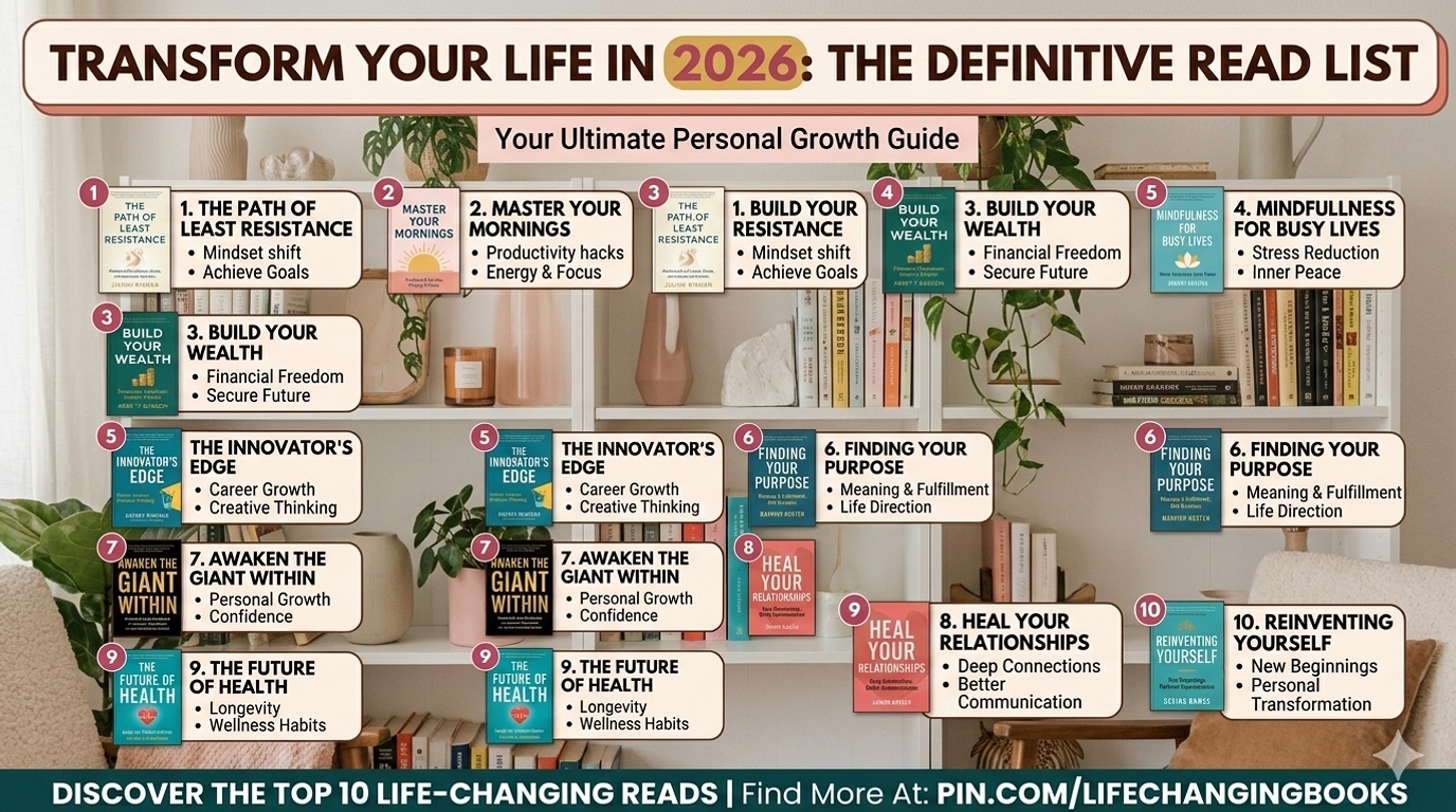 Top 10 Books That Will Change Your Life in 2026