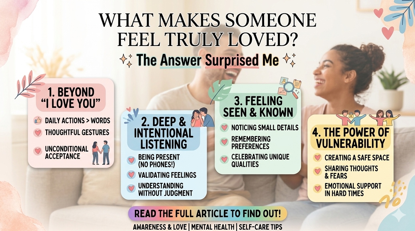 What Makes Someone Feel Truly Loved? The Answer Surprised Me