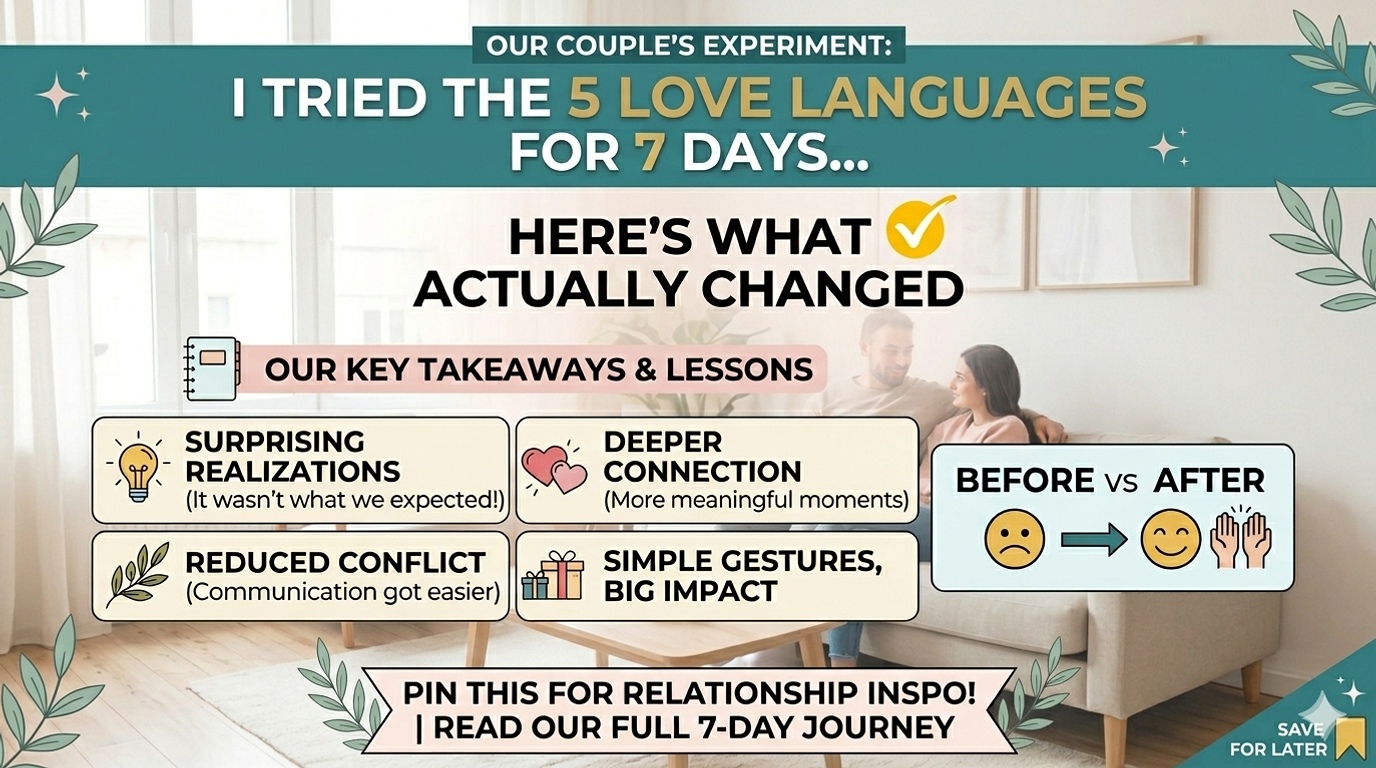 I Tried the 5 Love Languages for 7 Days… Here’s What Actually Changed