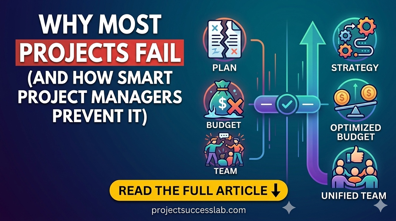Why Most Projects Fail (And How Smart Project Managers Prevent It)