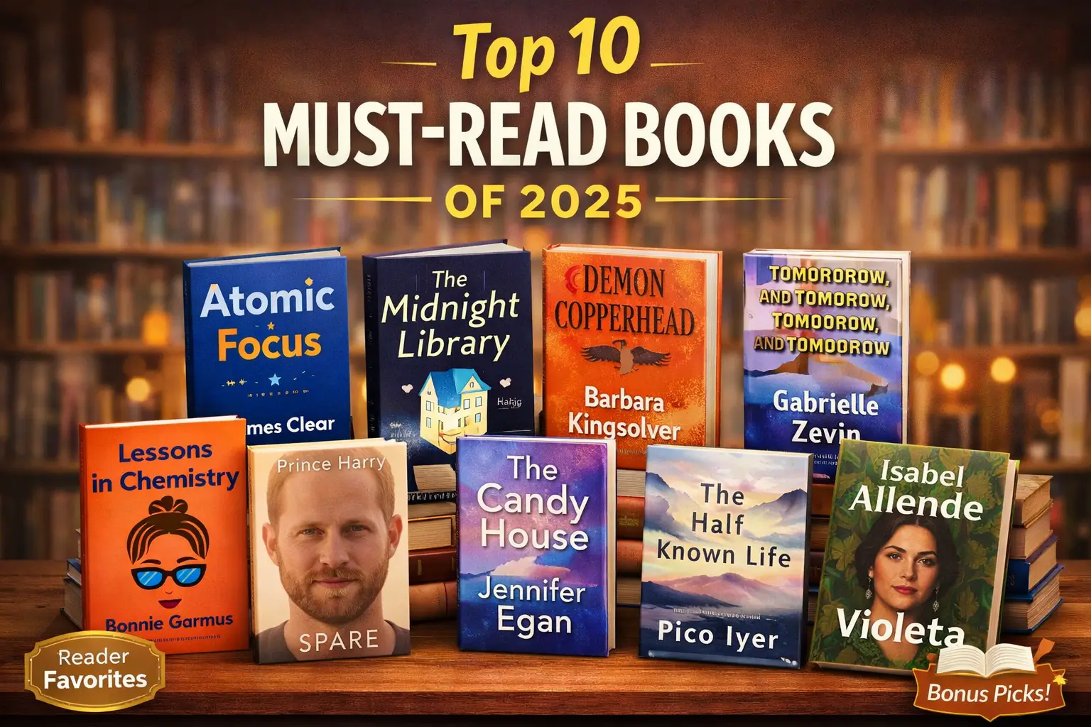 Top 10 Must-Read Books of 2025